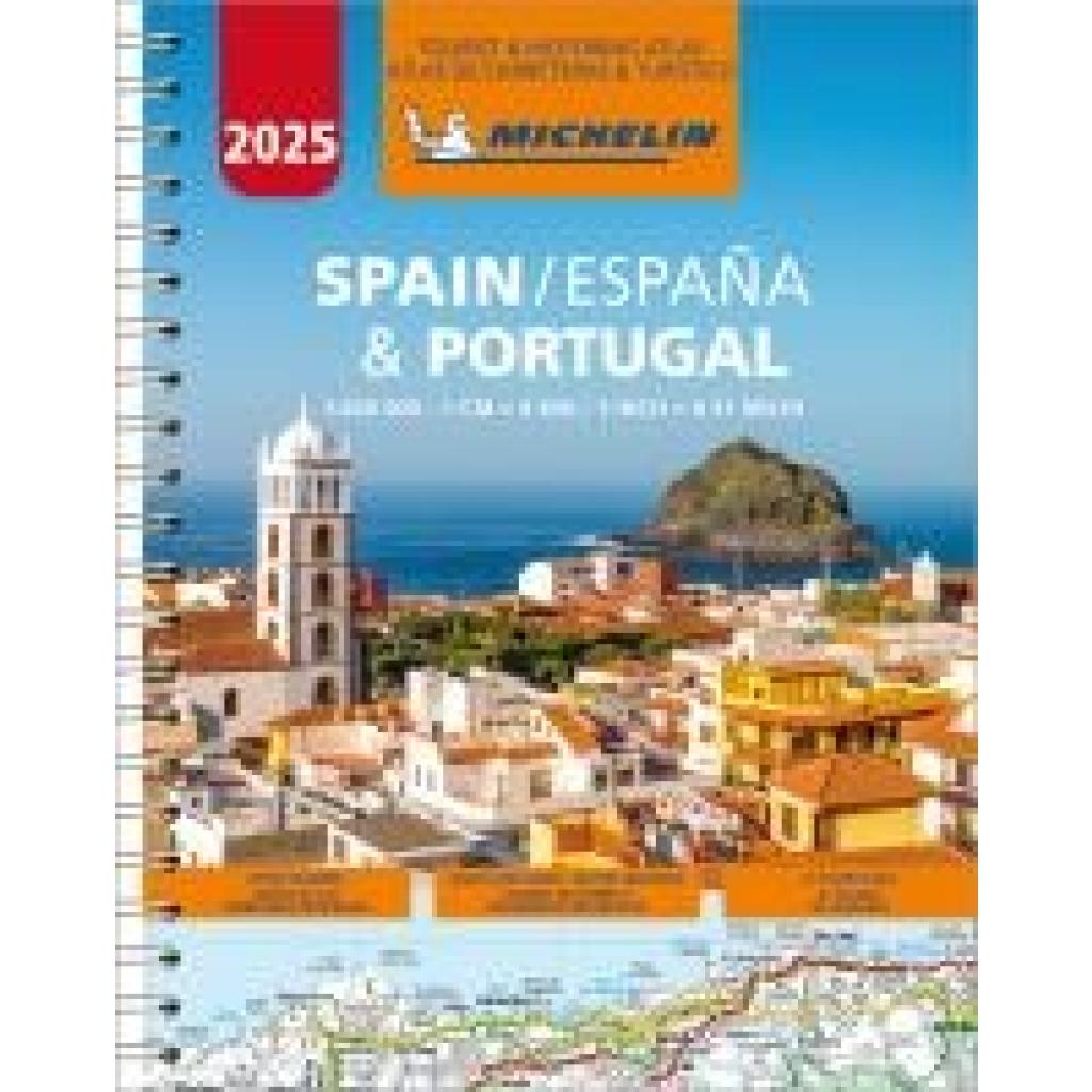 9782067265202 - Michelin Michelin Straßenatlas Spanien & Portugal mit Spiralbindung
