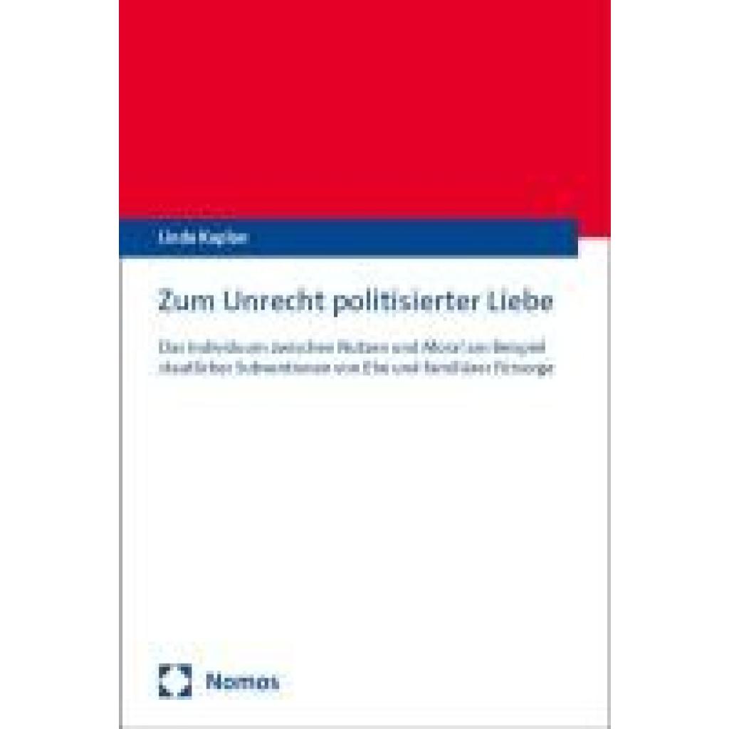 9783756022717 - Kaplan Linda Zum Unrecht politisierter Liebe