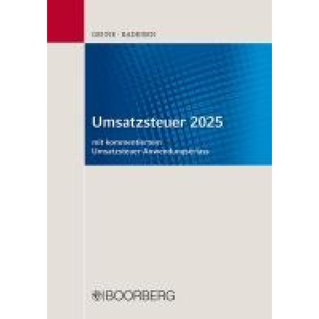 9783415076945 - Grune Jörg Umsatzsteuer 2025 - mit kommentiertem Umsatzsteuer-Anwendungserlass