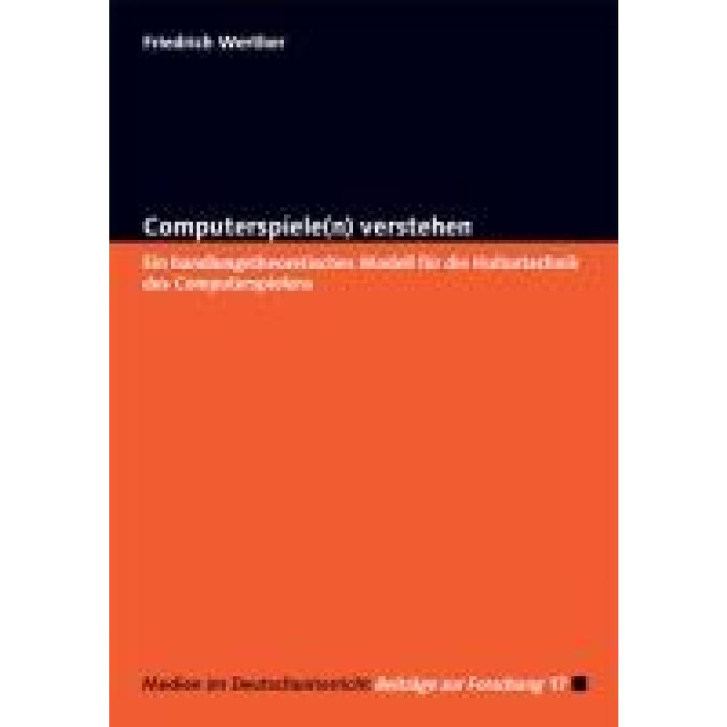 9783968481586 - Werther Friedrich Computerspiele(n) verstehen 9783968481586 - Werther Friedrich Computerspiele(n) verstehen