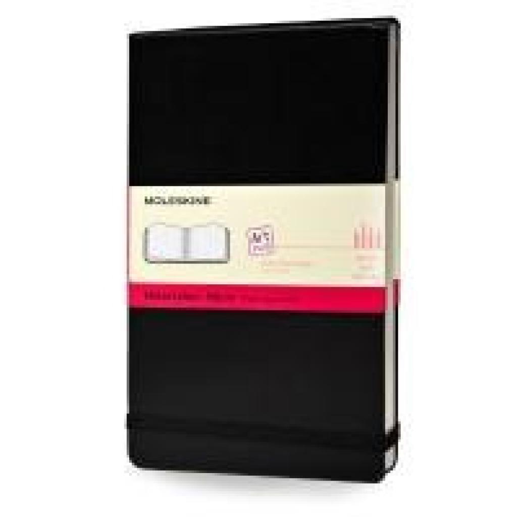 9788883705625 - MOLESKINE® Aquarellalbum Large A5 200g-Aquarellpapier Hard Cover Schwarz schwarz