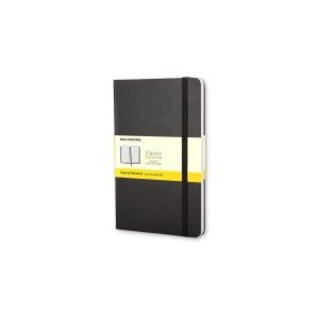 9788883701139 - Notizbuch 701139 Classic Collection fester Einband schwarz A5 kariert 70g 120 Blatt   240 Seiten 9788883701139 MOLESKINE