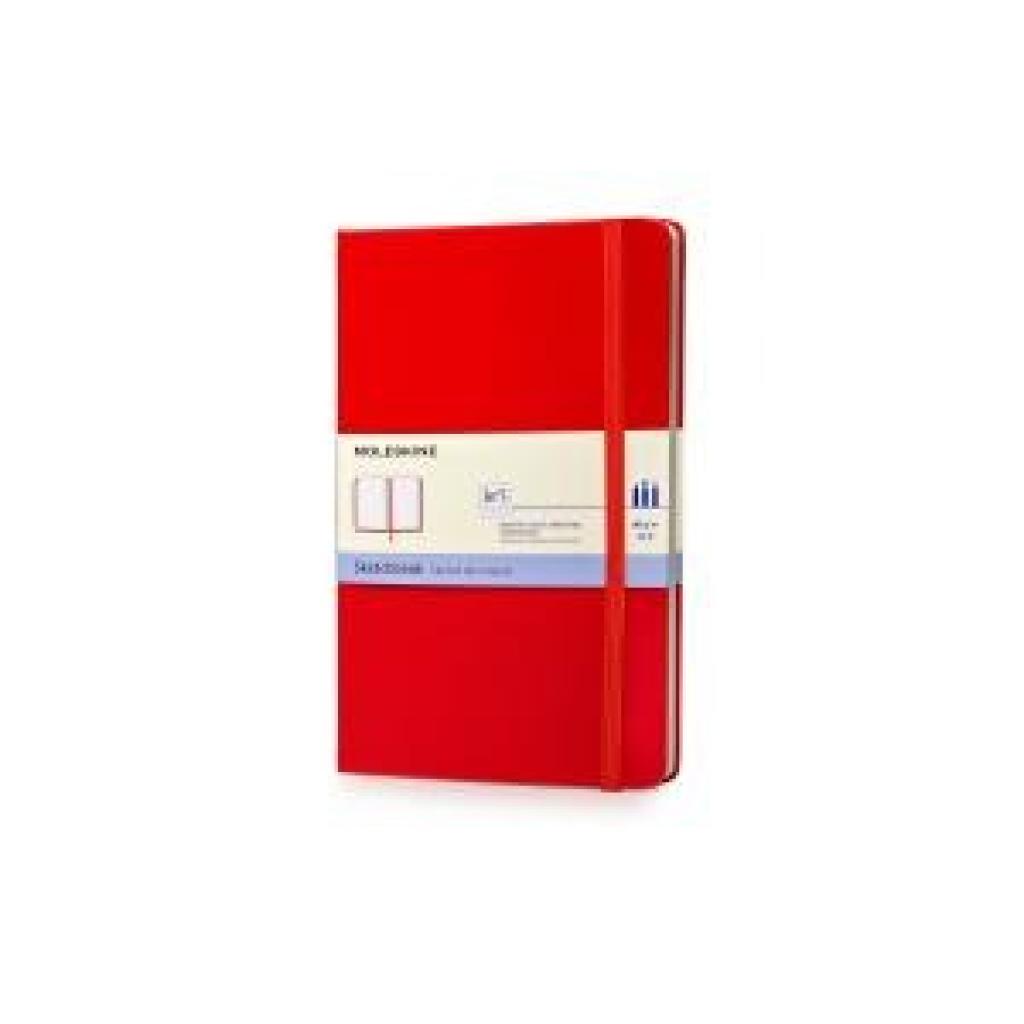 9788862930345 - Moleskine classic Red Cover Large Size Sketchbook Flex Einband