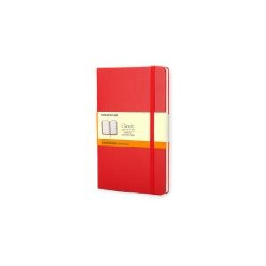 Moleskine Notizbuch, L/A5, Liniert, Hard Cover, Scharlachrot