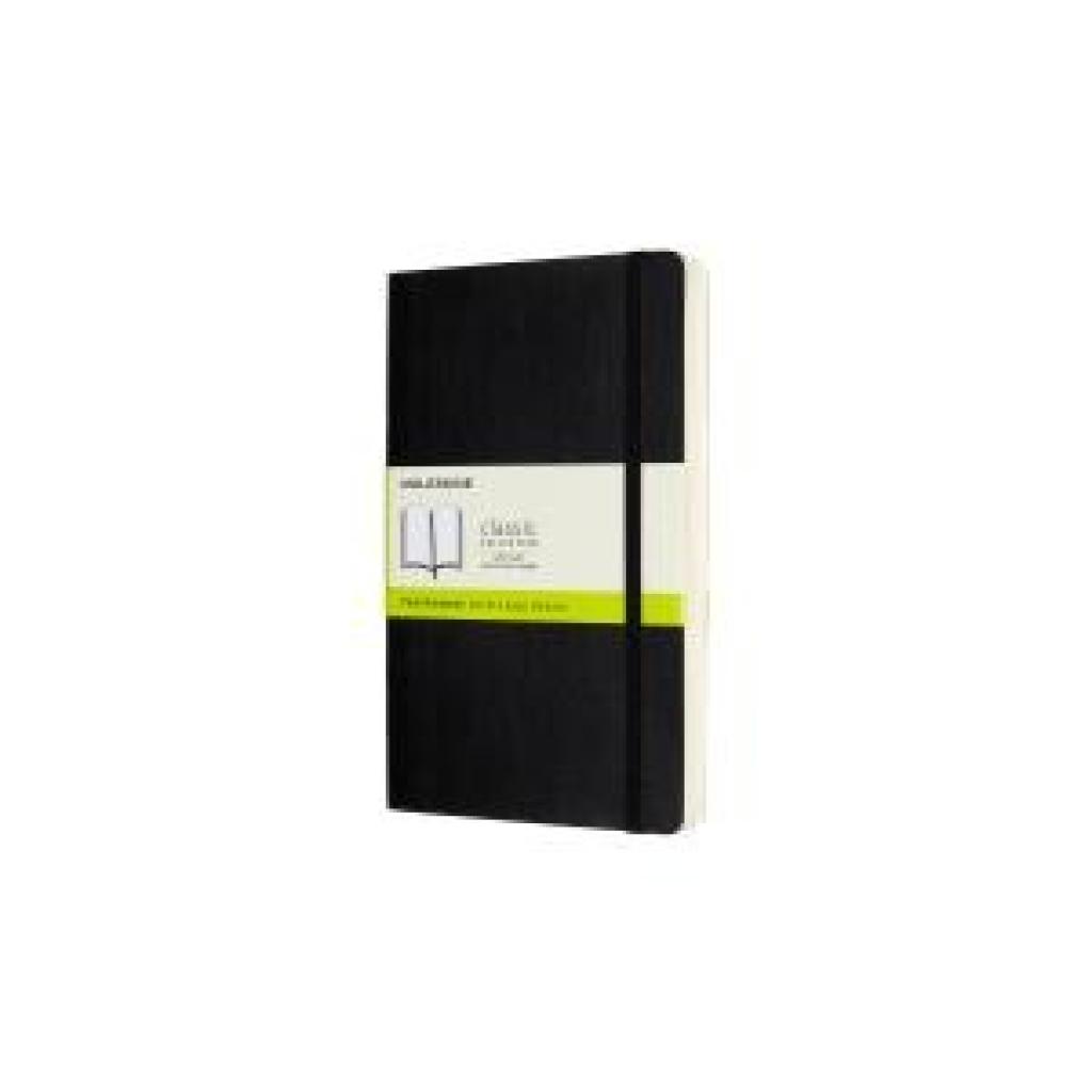 8058647628066 - Moleskine Notizbuch Large A5 Blanko Erweiterte Seitenanzahl Soft Cover Schwarz - Moleskine Kartoniert (TB)