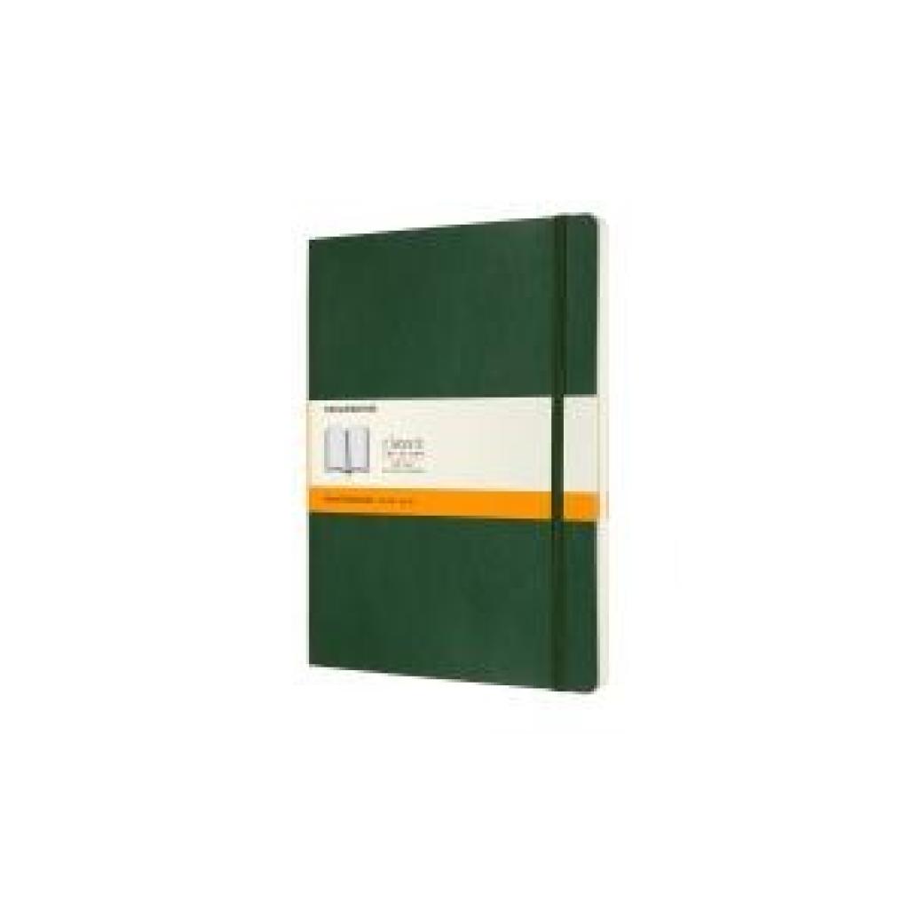 8053853600059 - Moleskine Notizbuch Xlarge Liniert Soft Cover Myrtengrün - Moleskine Kartoniert (TB)