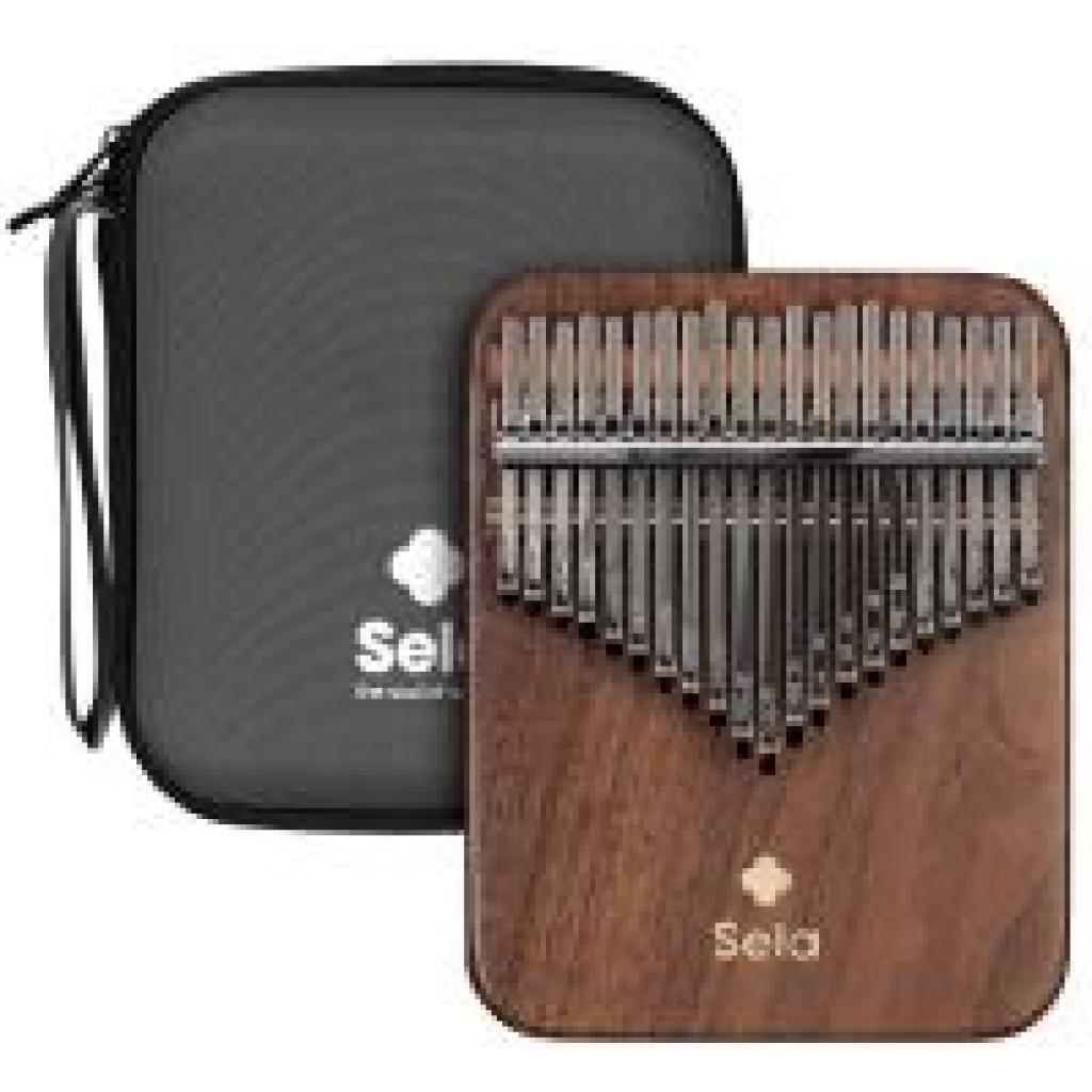 4026929929105 - Sela Kalimba 21 Solid Black Walnut