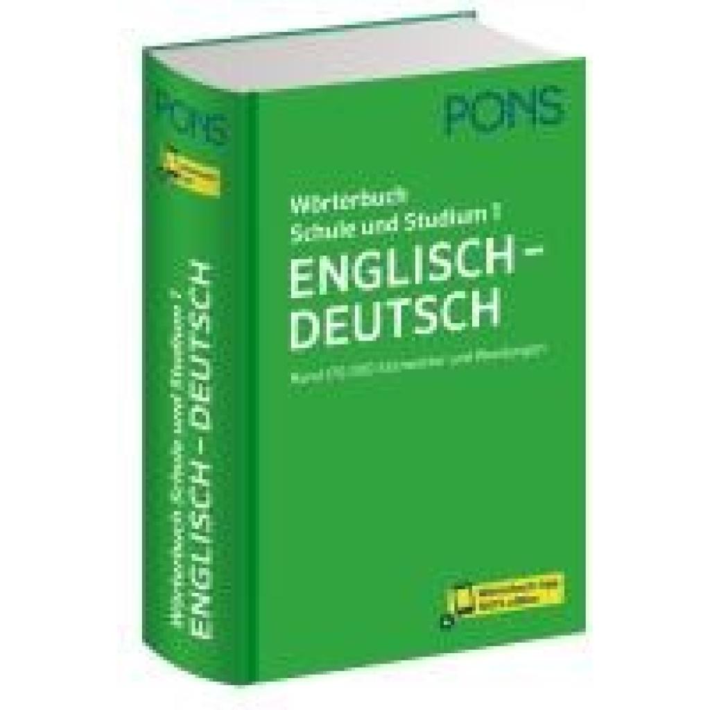9783125164185 - PONS Wörterbuch Schule und Studium Englisch - Deutsch Band 1 9783125164185 - PONS Wörterbuch Schule und Studium Englisch - Deutsch Band 1