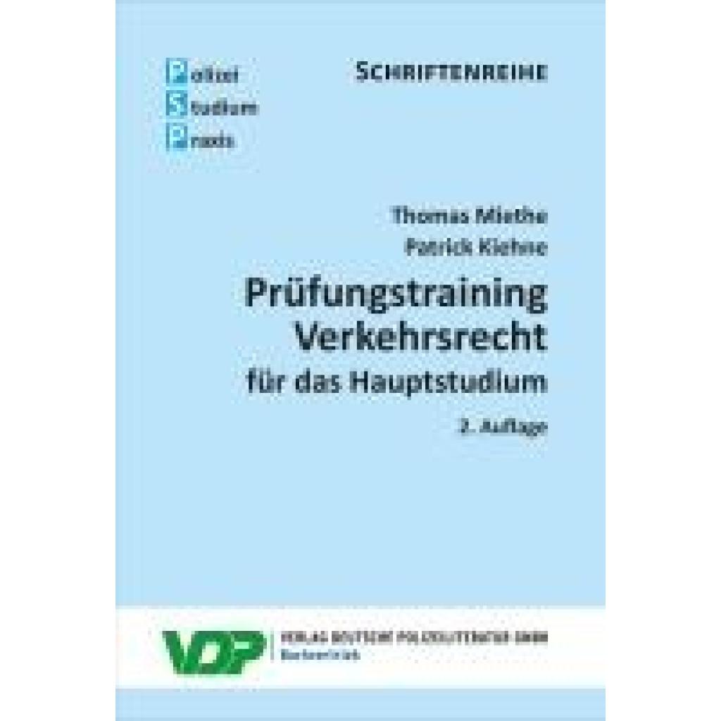 9783801109547 - Miethe Thomas Prüfungstraining Verkehrsrecht für das Hauptstudium