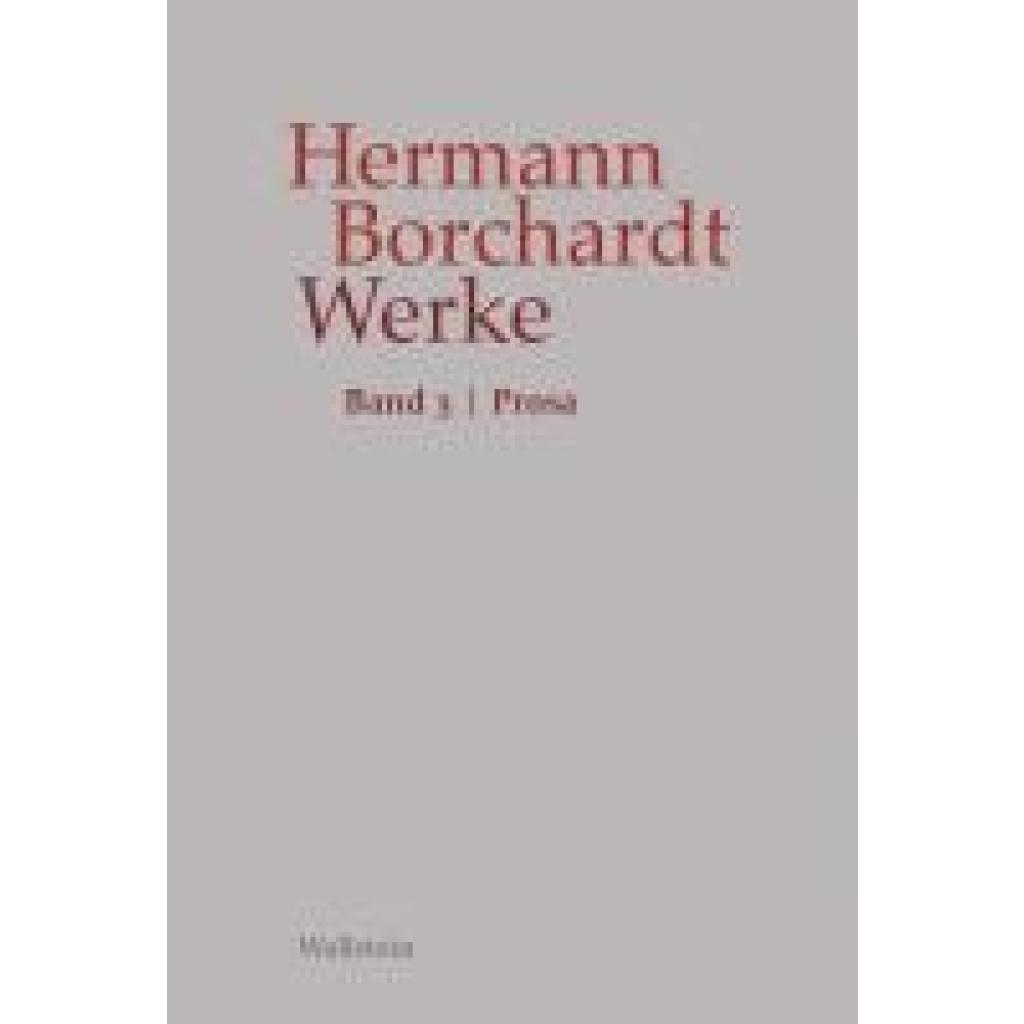 9783835356696 - Borchardt Hermann Werke