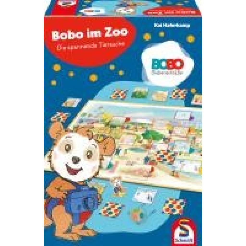 4001504406486 - Bobo Siebenschläfer Bobo im Zoo - Die spannende Tiersuche Brettspiel