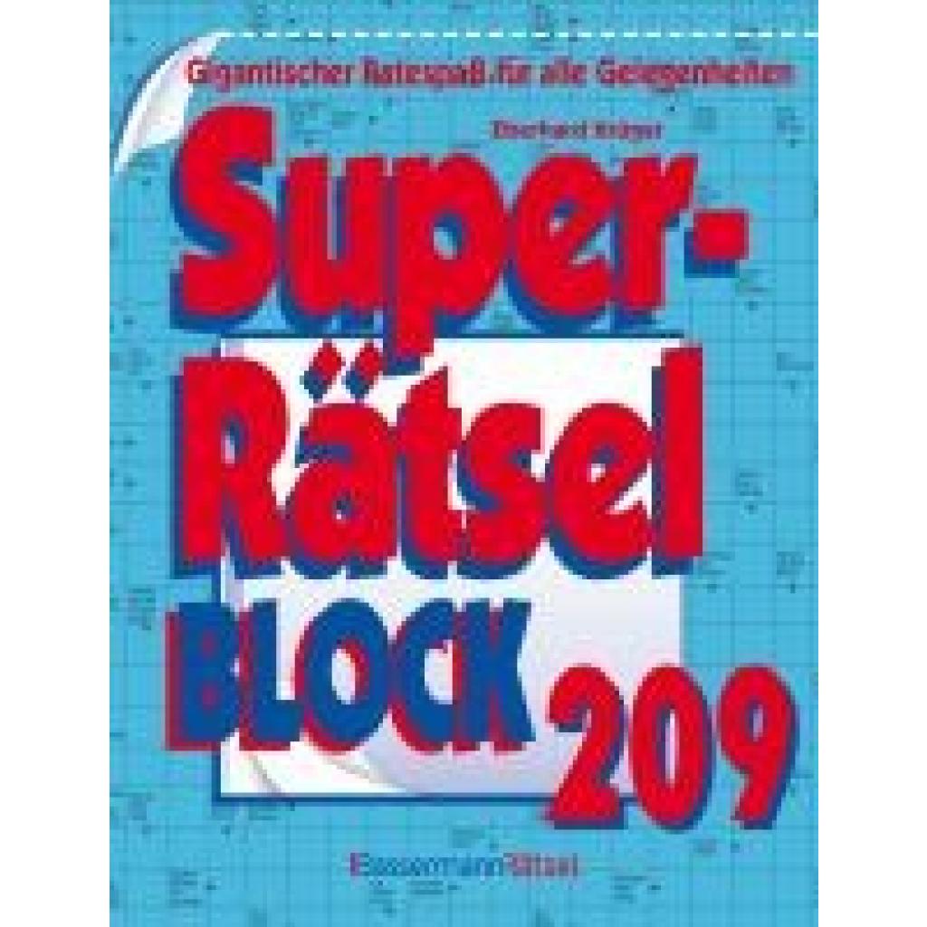 9783809468769 - Krüger Eberhard Superrätselblock 209 (5 Exemplare à 499 EUR)