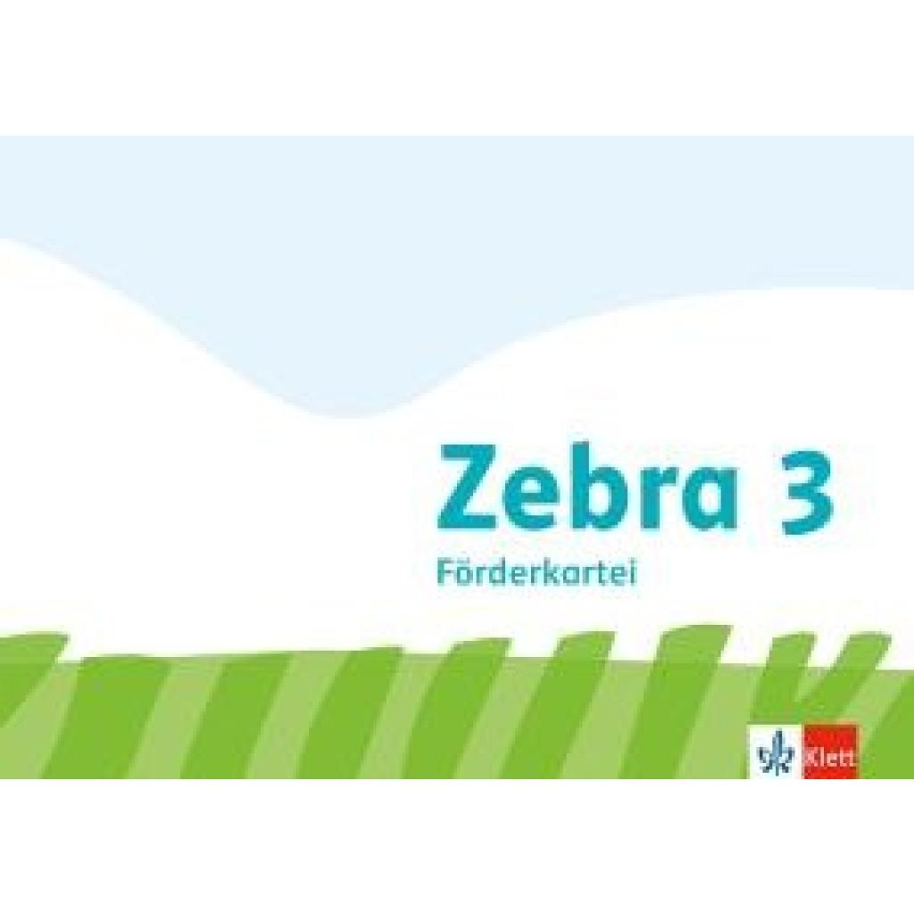9783122710491 - Zebra 3 Förderkartei Klasse 3