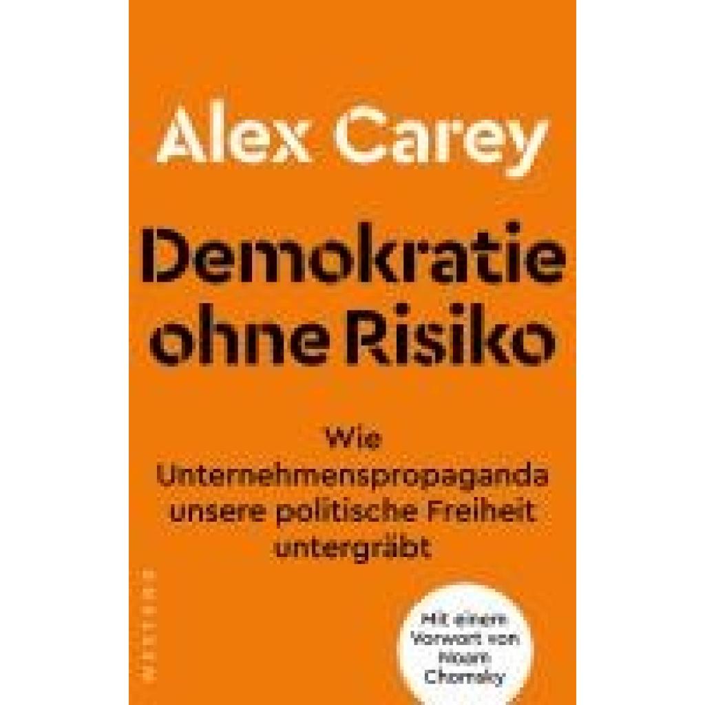 9783864894596 - Carey Alex Demokratie ohne Risiko