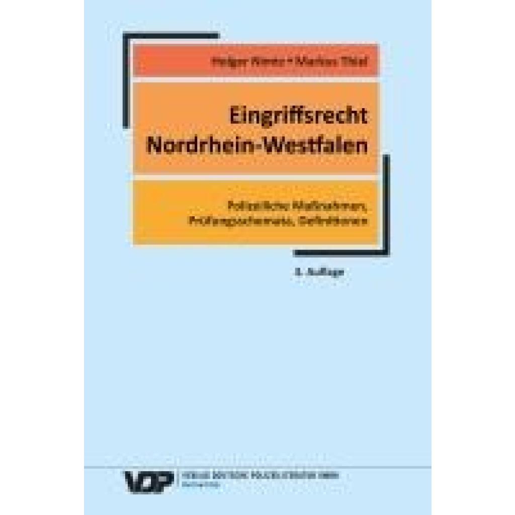 9783801109387 - Nimtz Holger Eingriffsrecht Nordrhein-Westfalen