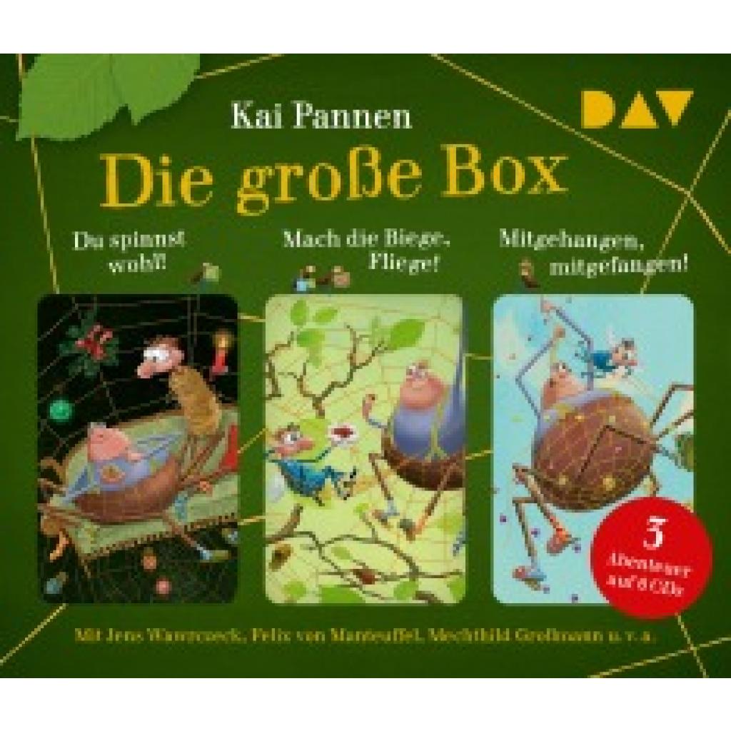 9783742434364 - Pannen Kai Die große Box Du spinnst wohl! - Mach die Biege Fliege! - Mitgehangen mitgefangen! 9783742434364 - Pannen Kai Die große Box Du spinnst wohl! - Mach die Biege Fliege! - Mitgehangen mitgefangen!