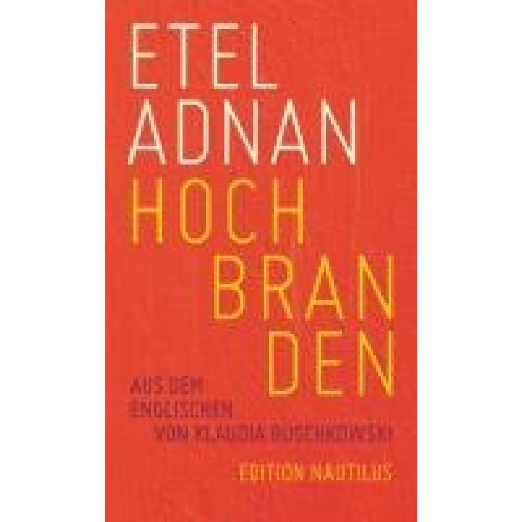 9783960543862 - Adnan Etel Hochbranden