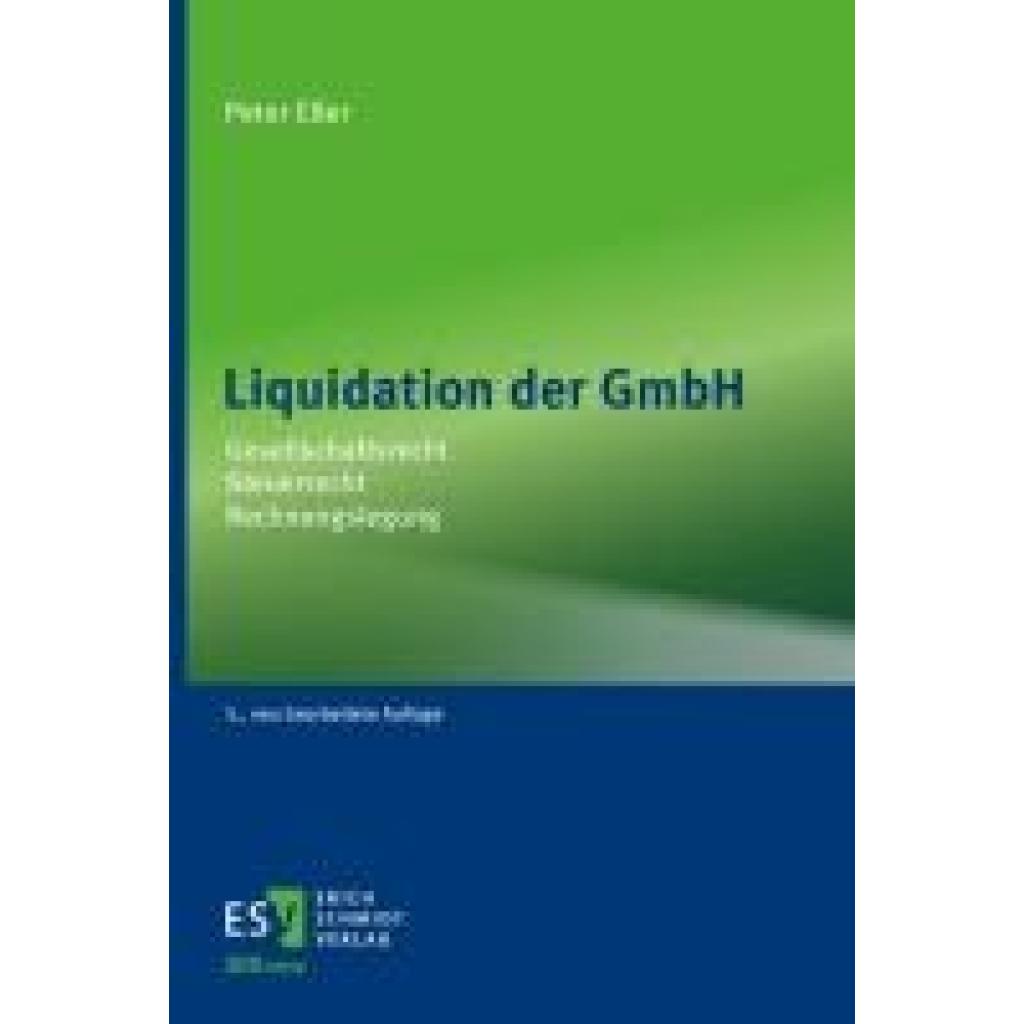 9783503239955 - Eller Peter Liquidation der GmbH