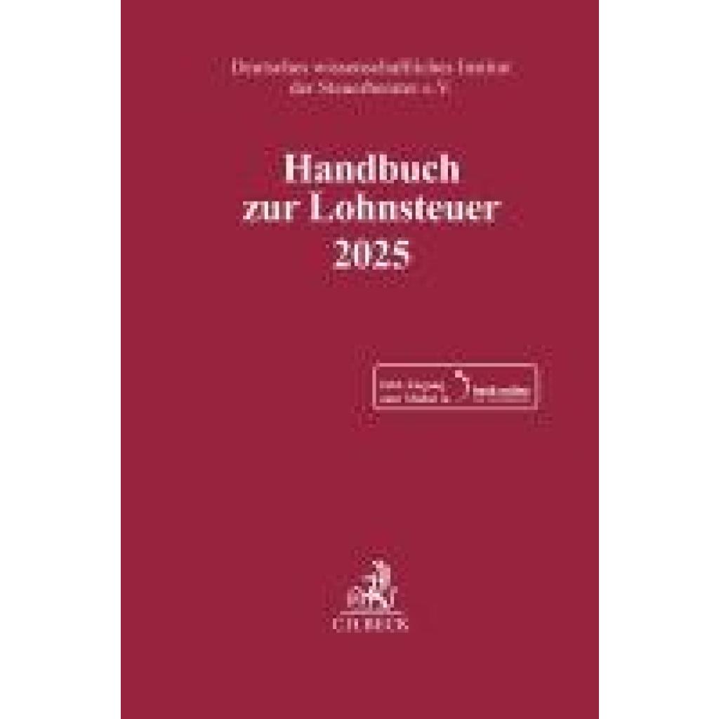 9783406832819 - Handbuch zur Lohnsteuer 2025 LSt 2025