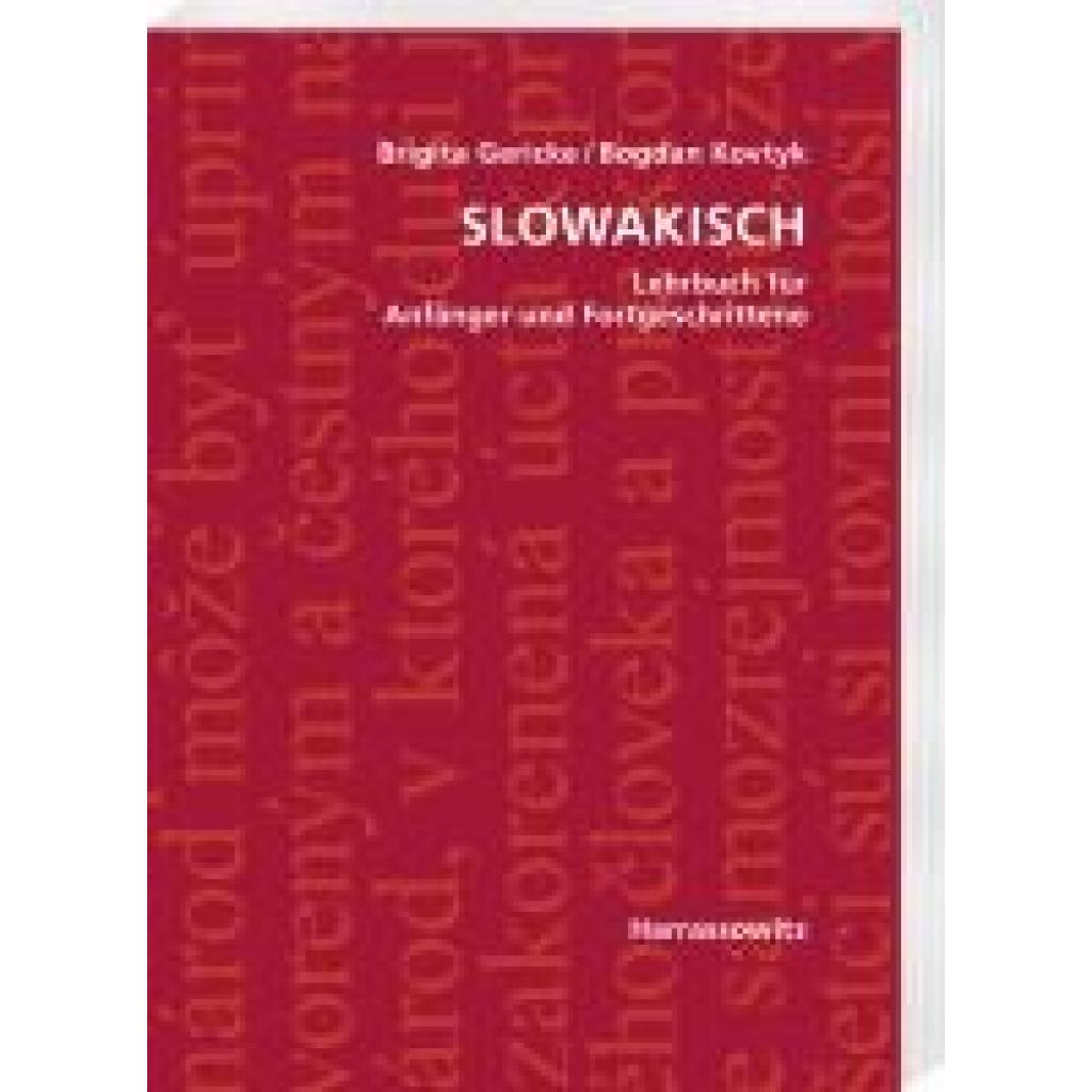 9783447123235 - Gericke Brigita Slowakisch Lehrbuch für Anfänger und Fortgeschrittene