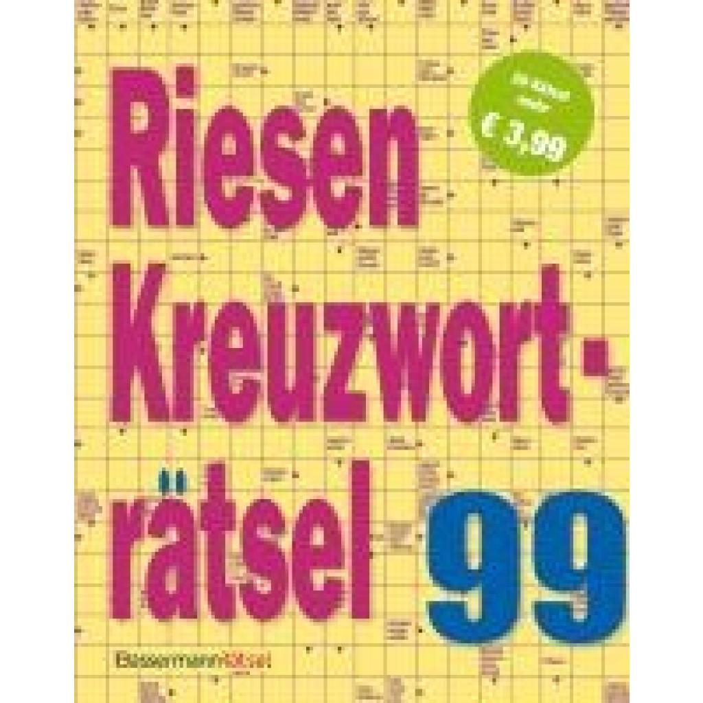 9783809468905 - Krüger Eberhard Riesen-Kreuzworträtsel 99 (5 Exemplare à 399 EUR)