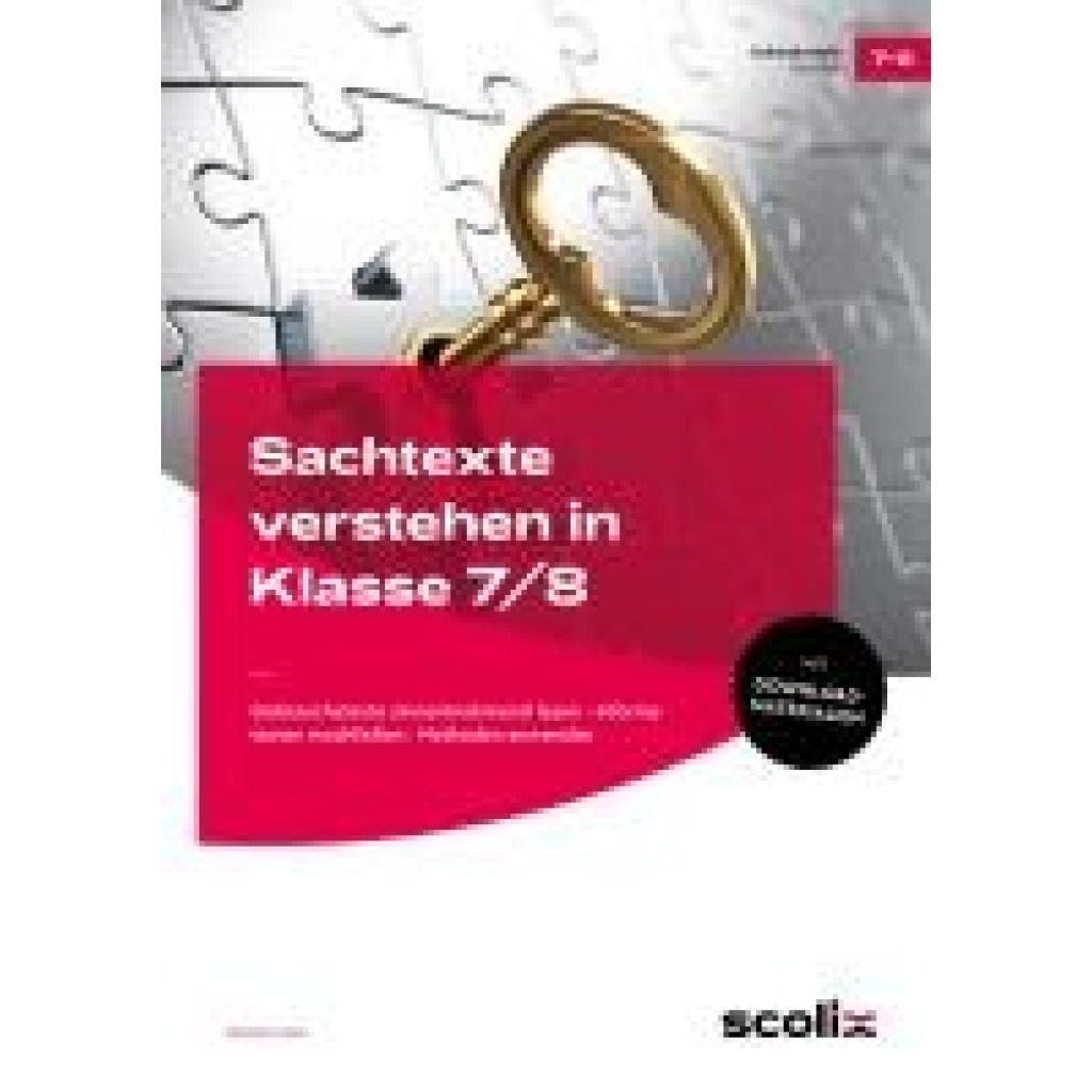 9783403108146 - Koch Günther Sachtexte verstehen in Klasse 7 8
