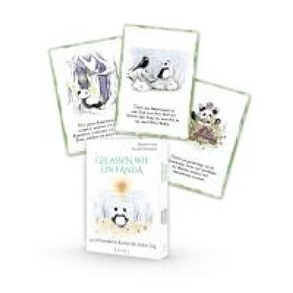 4250939500034 - Long Aljoscha Gelassen wie ein Panda 44 Achtsamkeits-Karten für jeden Tag