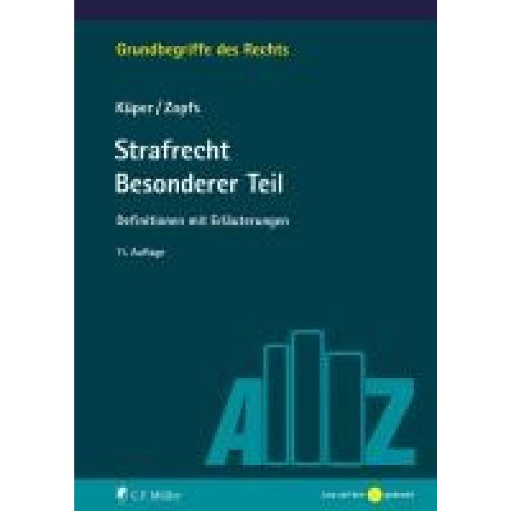 9783811455467 - Strafrecht Besonderer Teil - Wilfried Küper Jan Zopfs Kartoniert (TB)