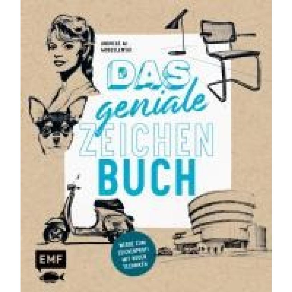 9783745909296 - Das geniale Zeichenbuch - Andreas M Modzelewski Gebunden
