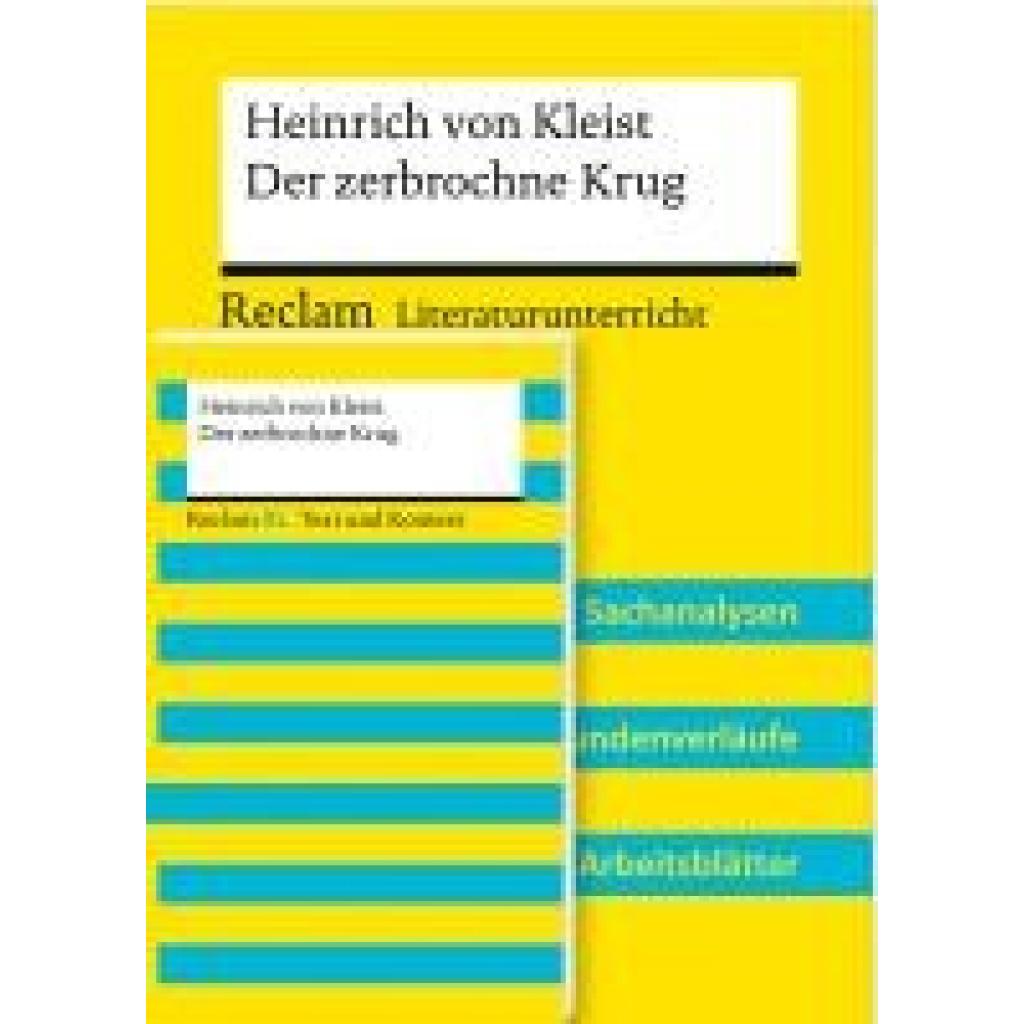 9783150301043 - Kleist Heinrich von Paket für Lehrkräfte Heinrich von Kleist Der zerbrochne Krug (Textausgabe und Lehrerband) 2 Bände eingeschweißt 9783150301043 - Kleist Heinrich von Paket für Lehrkräfte Heinrich von Kleist Der zerbrochne Krug (Textausgabe und Lehrerband) 2 Bände eingeschweißt
