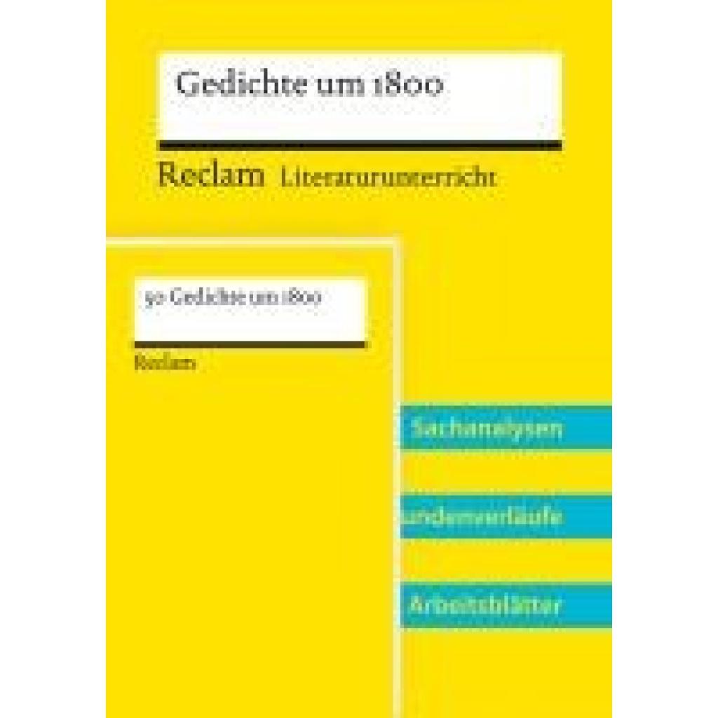 9783150301005 - Bäuerle Holger Lehrerpaket zum länderübergreifenden Abiturthema 2027-2029 Literatur um 1800 (Textausgabe + Lehrerband)