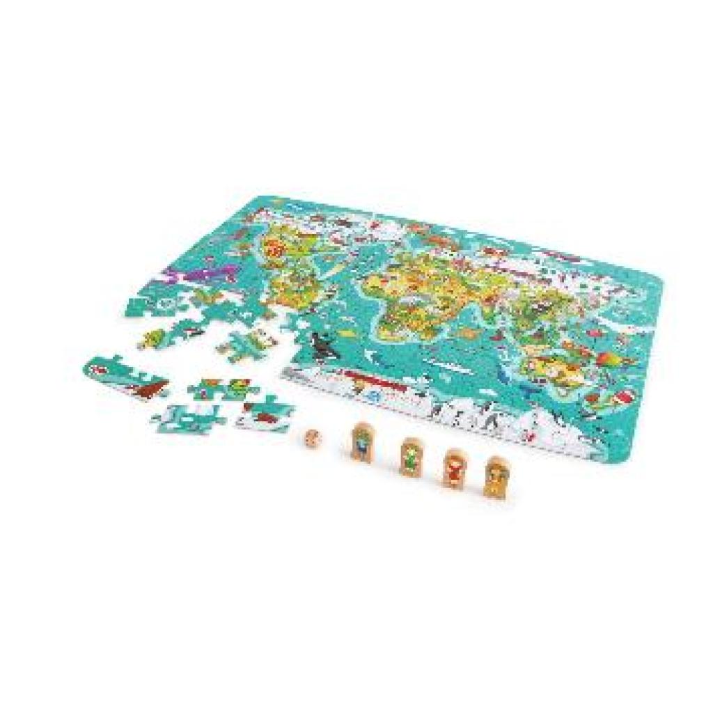 6943478024007 - 2-in-1-Weltreise Puzzle und Spiel   105 Teile