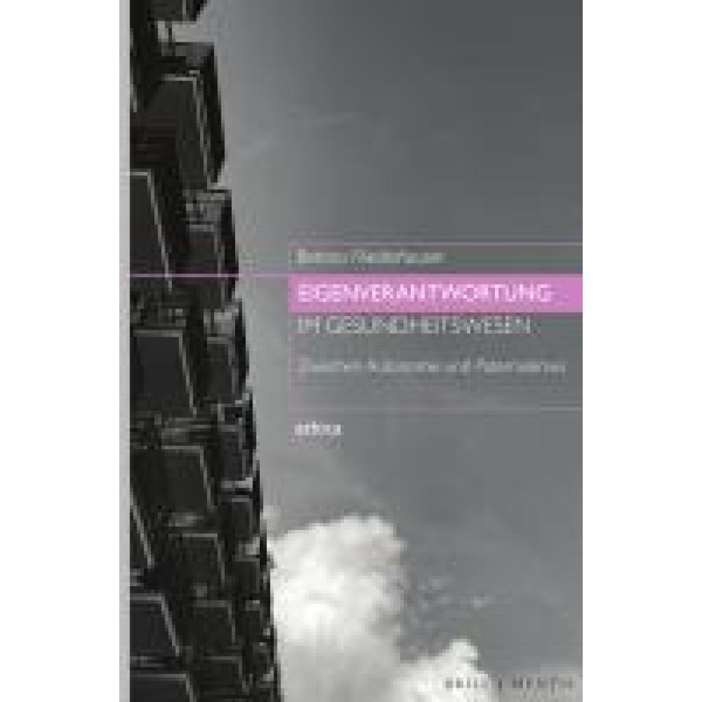 9783957433336 - Niederhauser Bettina Eigenverantwortung im Gesundheitswesen