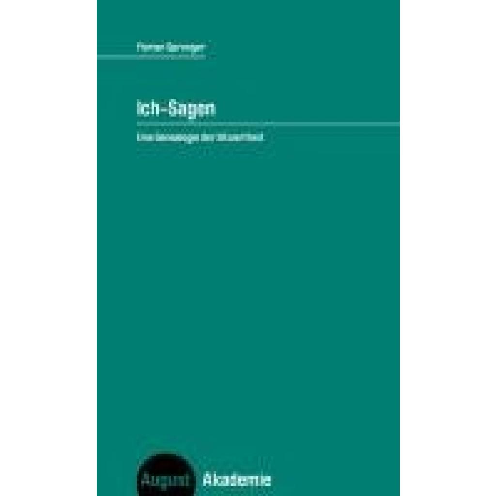 Sprenger, Florian: Ich-Sagen