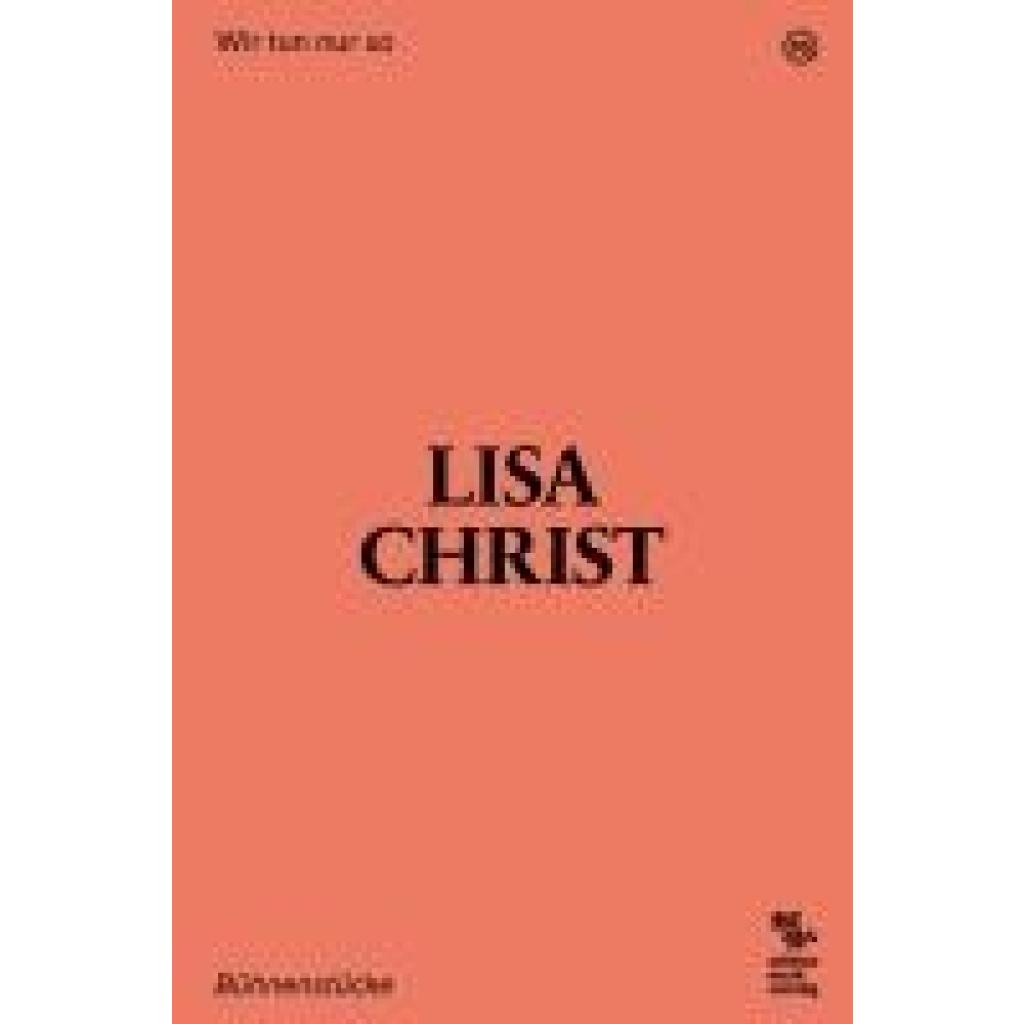9783038532118 - Christ Lisa Wir tun nur so