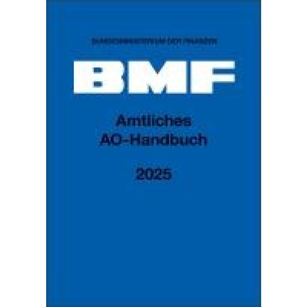 9783482689345 - Amtliches AO-Handbuch 2025
