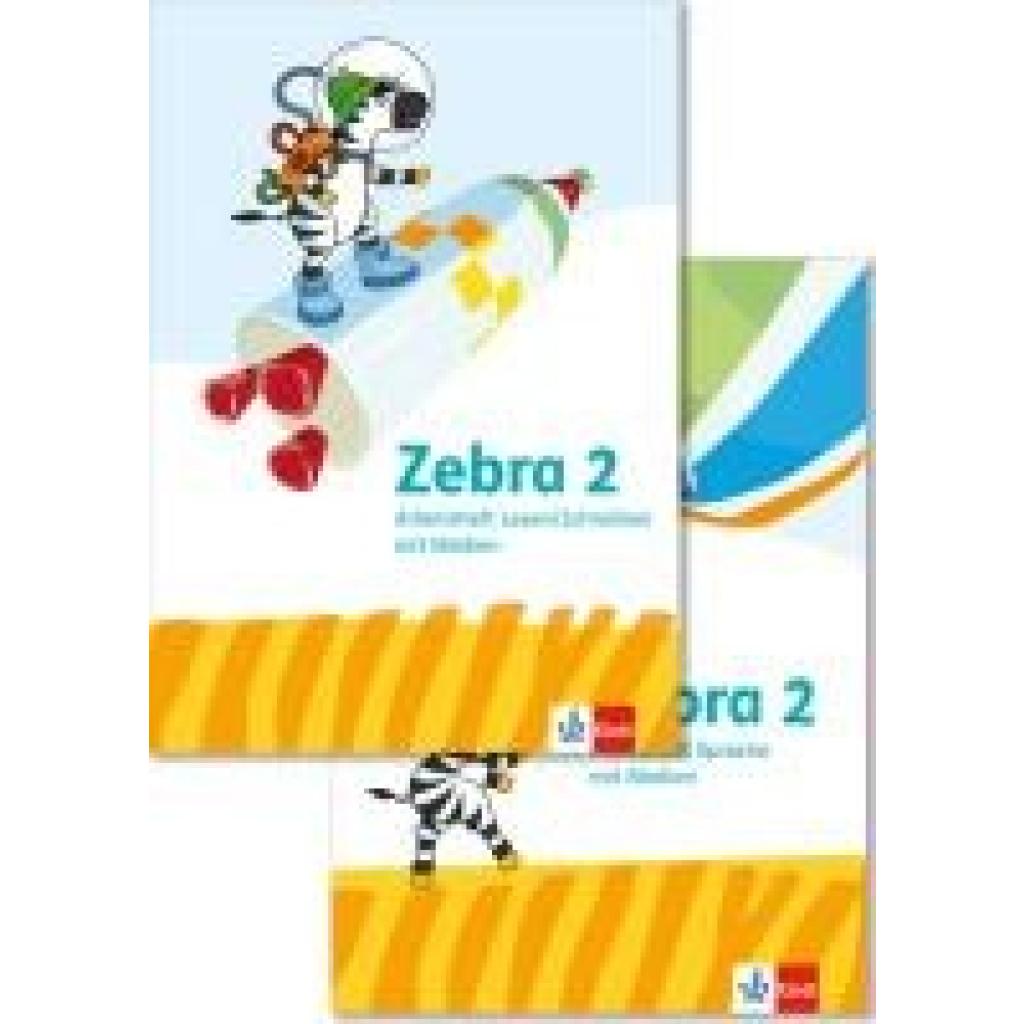 9783122710347 - Zebra 2 Allgemeine Ausgabe Paket Arbeitsheft Sprache und Arbeitsheft Lesen Schreiben Klasse 2