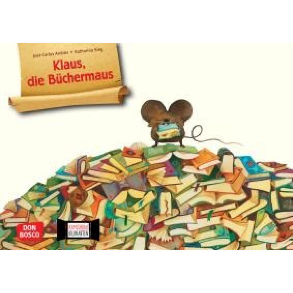 4260694922941 - Andrés José Carlos Klaus die Büchermaus Kamishibai Bildkartenset