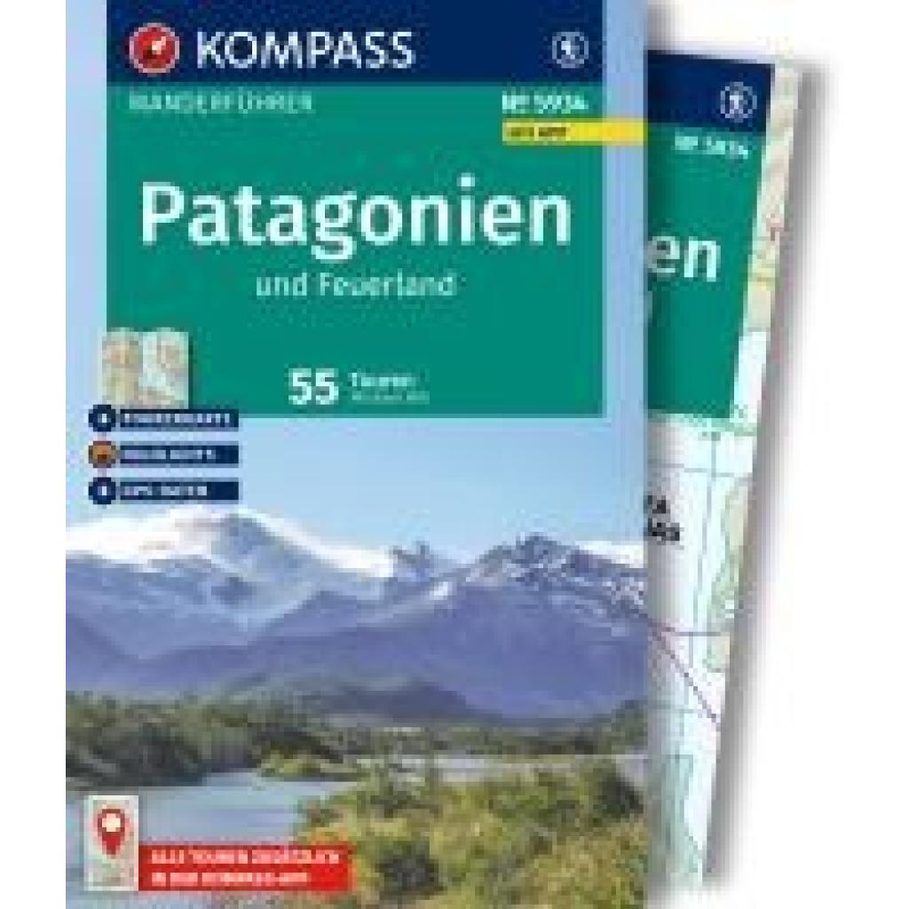9783991543060 - Will Michael KOMPASS Wanderführer Patagonien und Feuerland 55 Touren mit Extra-Tourenkarte