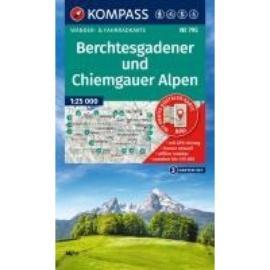 9783991542964 - KOMPASS Wanderkarten-Set 795 Berchtesgadener und Chiemgauer Alpen (3 Karten) 125000 9783991542964 - KOMPASS Wanderkarten-Set 795 Berchtesgadener und Chiemgauer Alpen (3 Karten) 125000