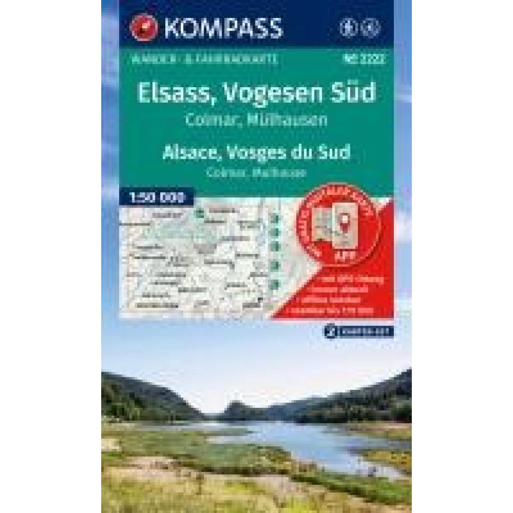 9783991542827 - KOMPASS Wanderkarten-Set 2222 Elsass Vogesen Süd Alsace Vosges du Sud Colmar Mülhausen Mulhouse (2 Karten) 150000 9783991542827 - KOMPASS Wanderkarten-Set 2222 Elsass Vogesen Süd Alsace Vosges du Sud Colmar Mülhausen Mulhouse (2 Karten) 150000