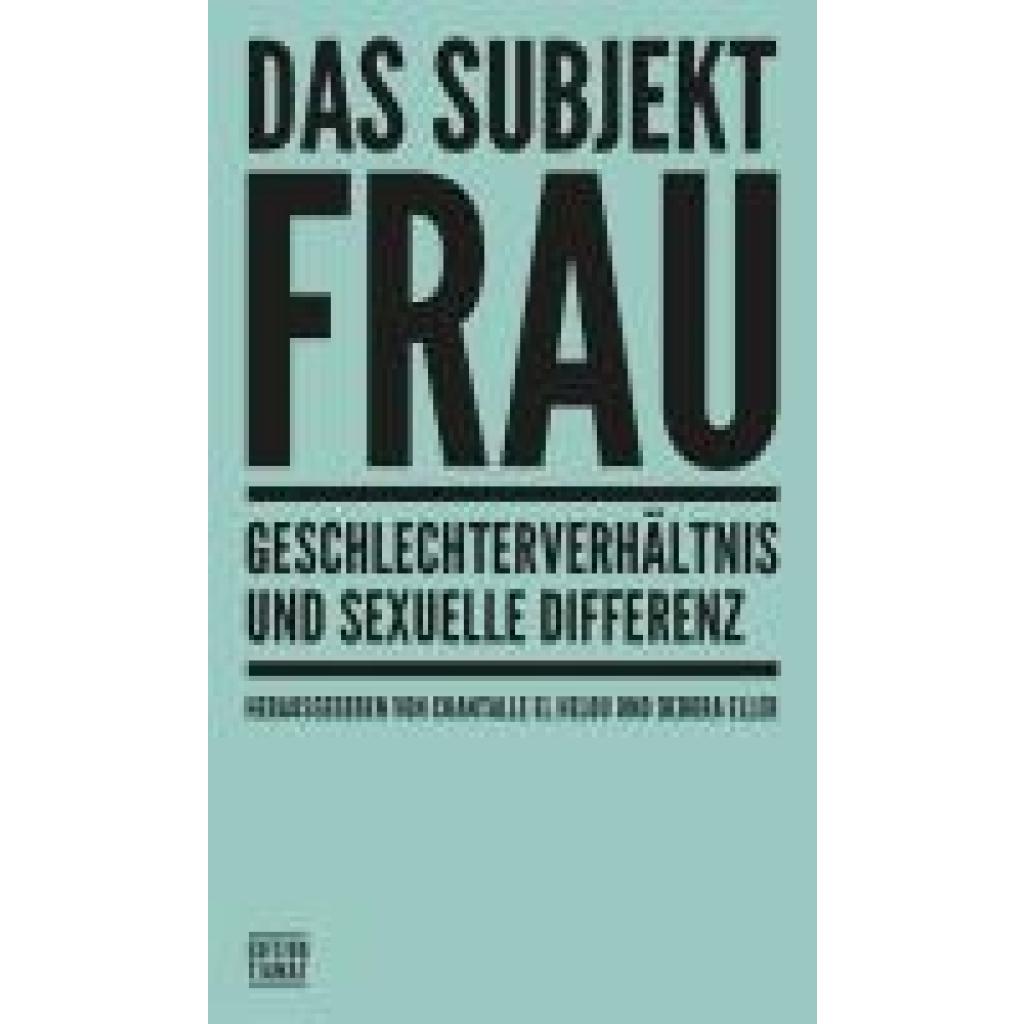 Eilers, Lina: Das Subjekt Frau
