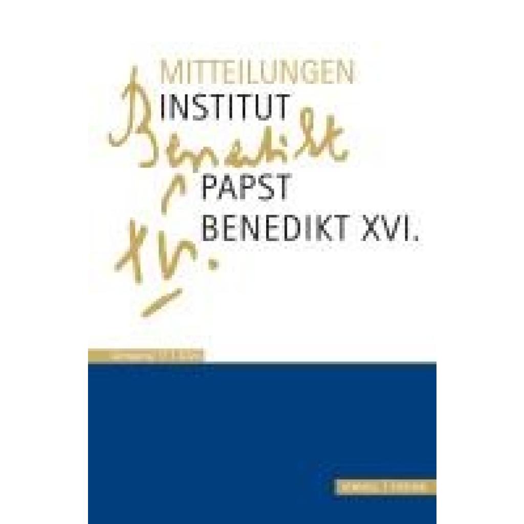 9783795439309 - Mitteilungen Institut Papst Benedikt XVI