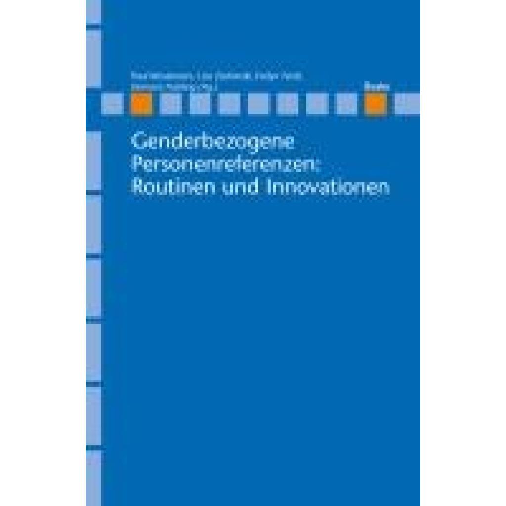 9783967694291 - Genderbezogene Personenreferenzen Routinen und Innovationen
