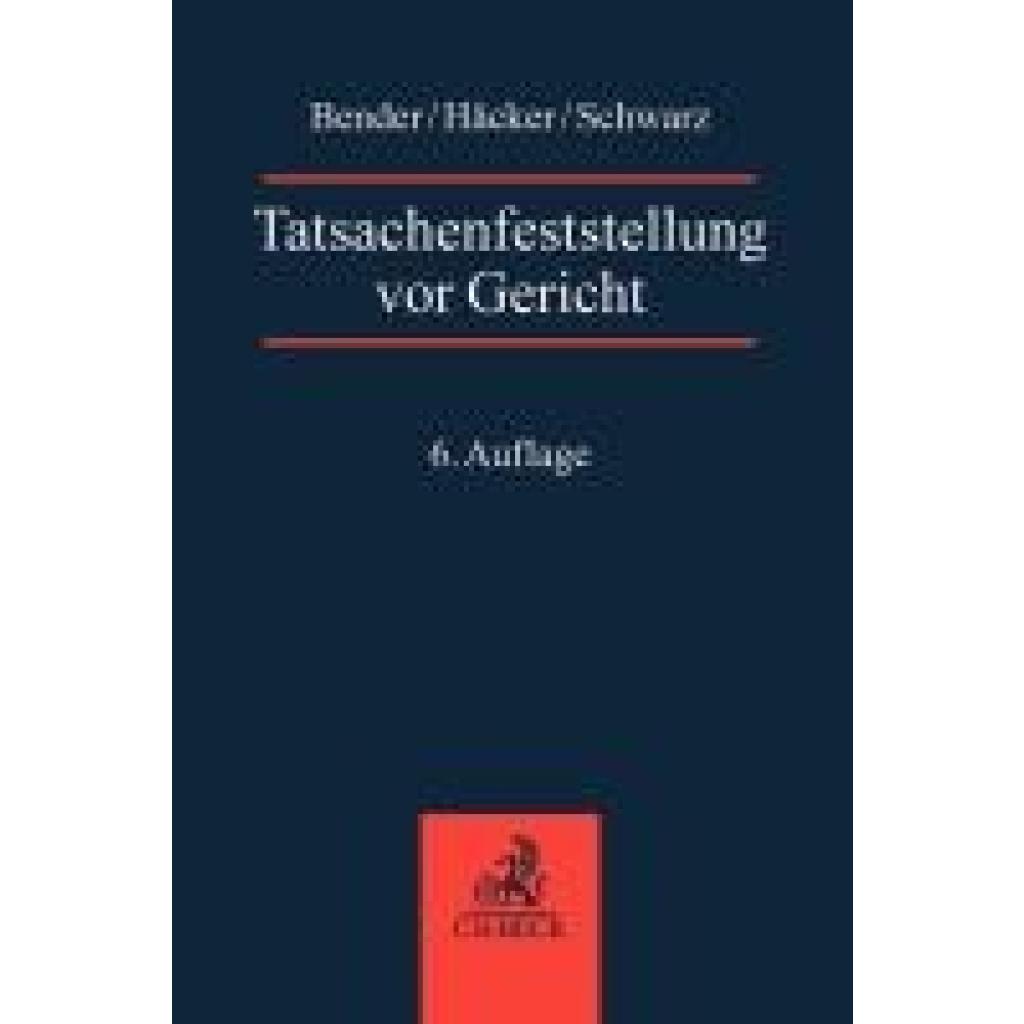 9783406827792 - Häcker Robert Tatsachenfeststellung vor Gericht