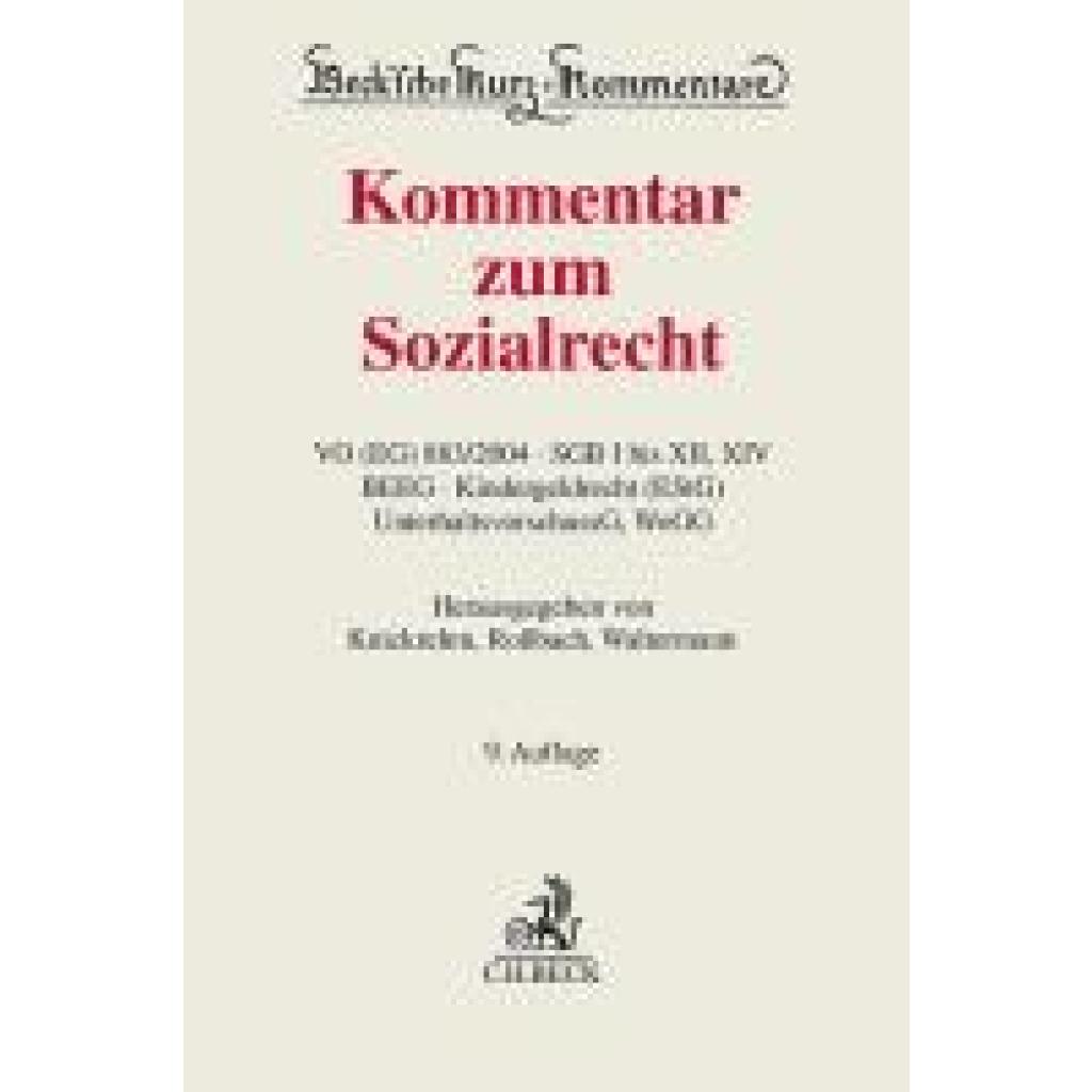 9783406827723 - Kommentar zum Sozialrecht