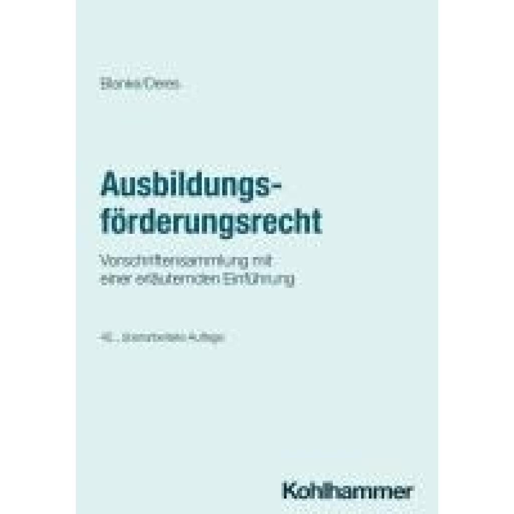 9783170457751 - Deres Roland Ausbildungsförderungsrecht