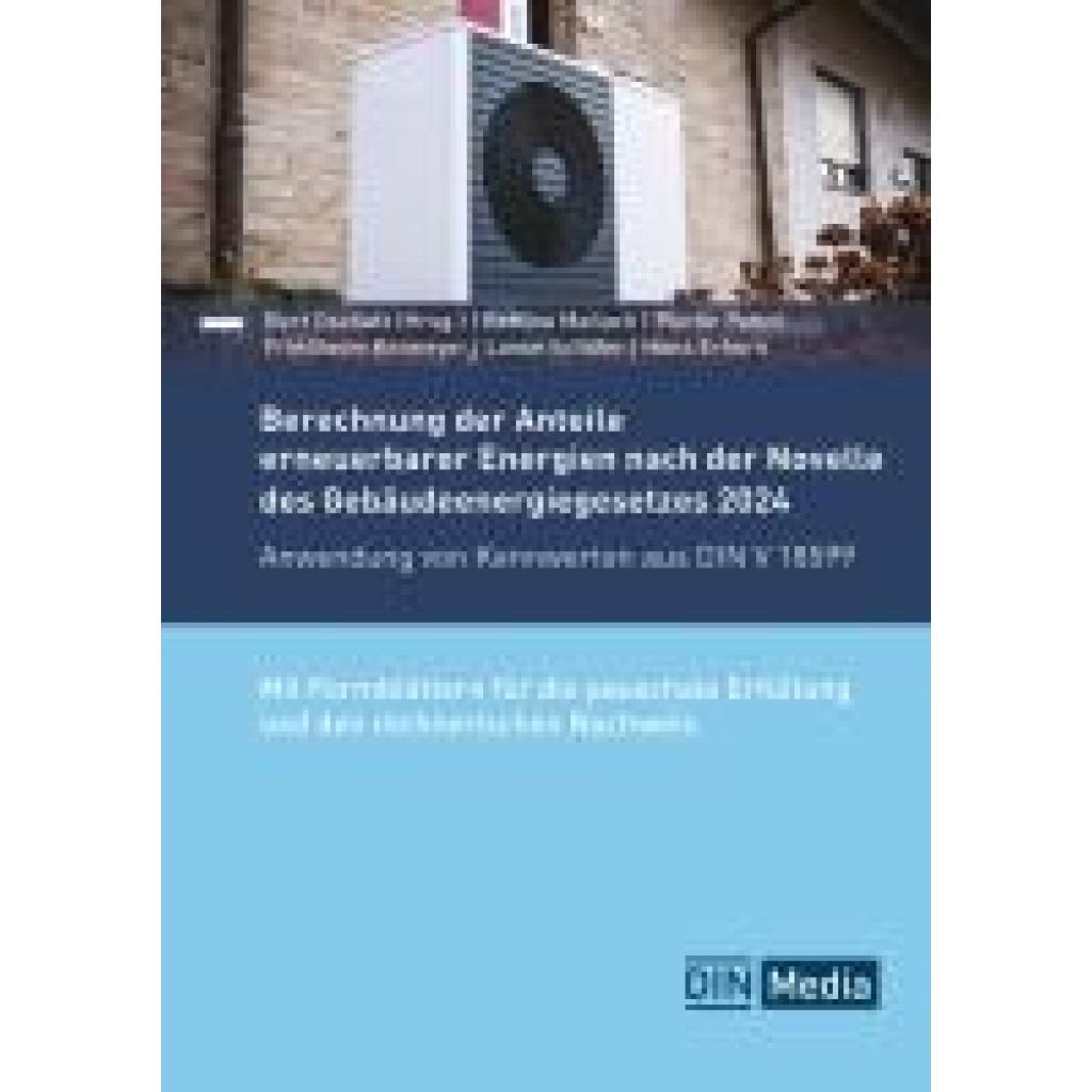 9783410392026 - Oschatz Bert Berechnung der Anteile erneuerbarer Energien nach der Novelle des Gebäudeenergiegesetzes 2024