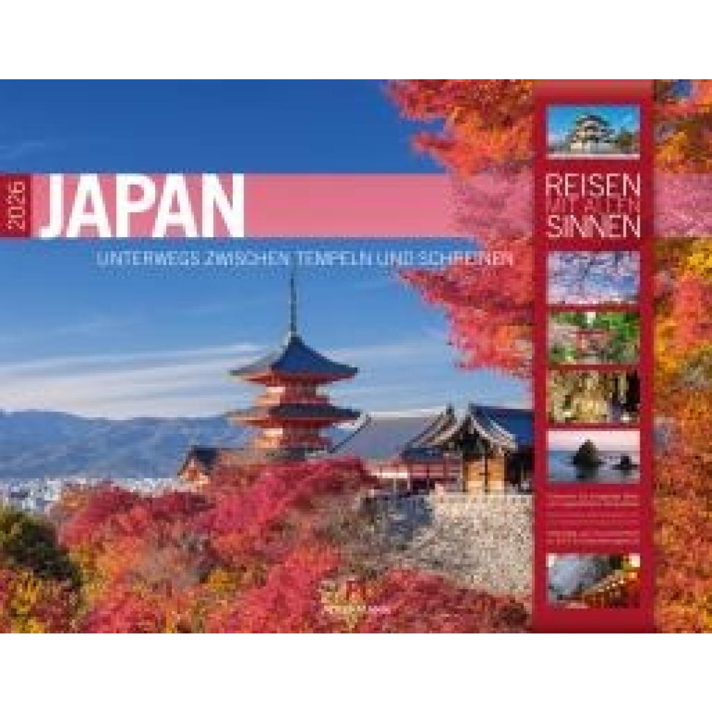 9783838426402 - Japan Kalender 2026 | Unterwegs zwischen Tempeln und Schreinen