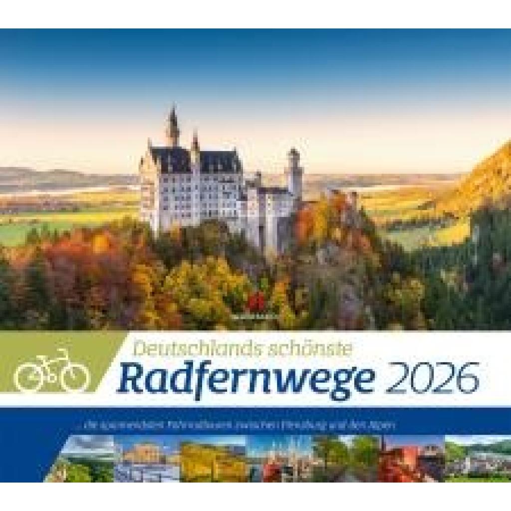 9783838426259 - Deutschlands schönste Radfernwege Kalender 2026